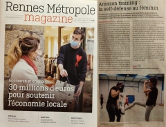 Rennes Métropole Magazine : Amazon Training, la self défense au féminin