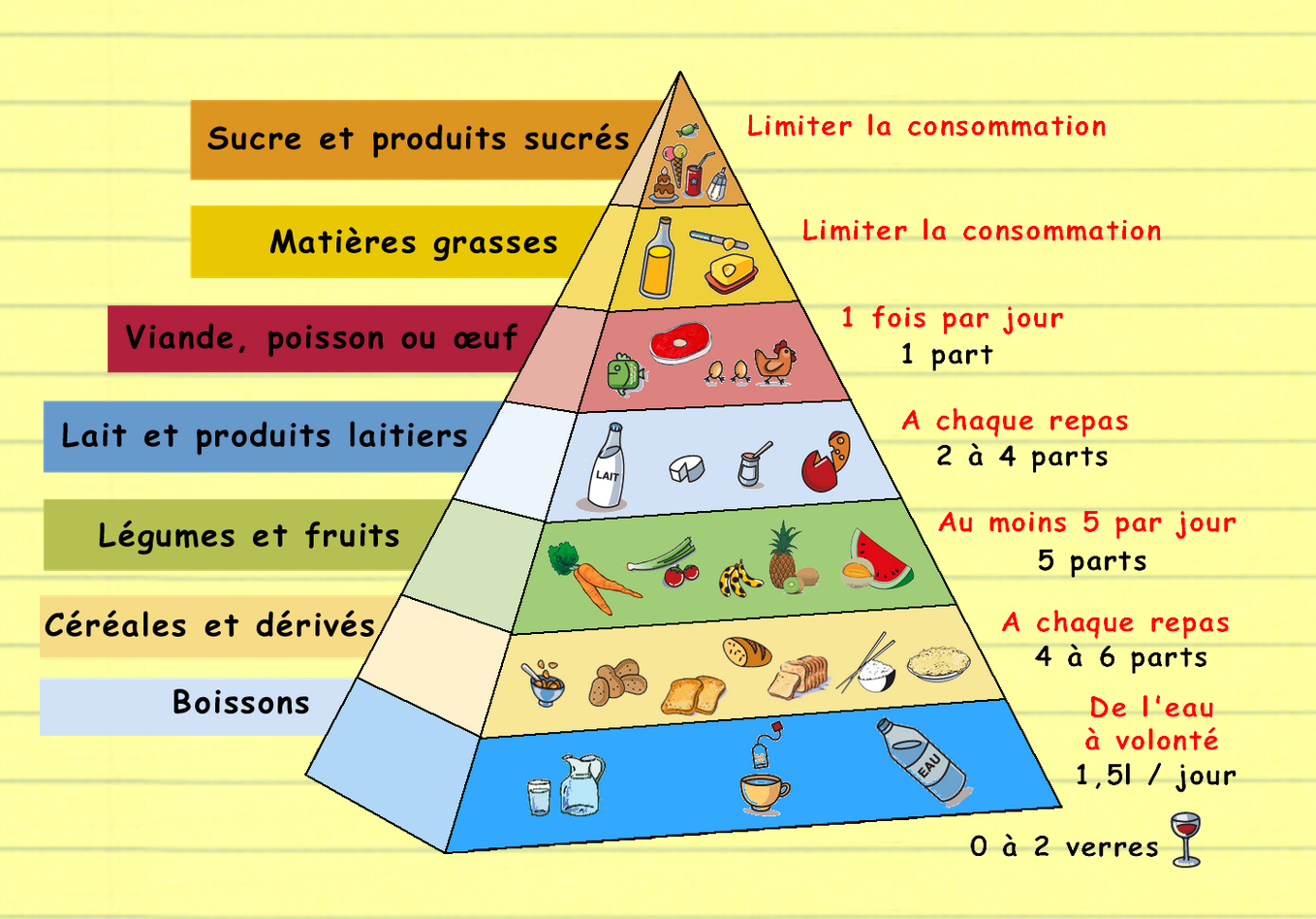 triangle alimentaire 