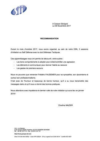 Pratique sportive de : Groupe S.I.I
