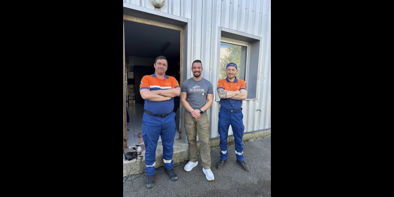Frédéric Faudemer valide son PSE1 à la protection civile