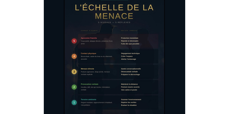 L' echelle de la menace